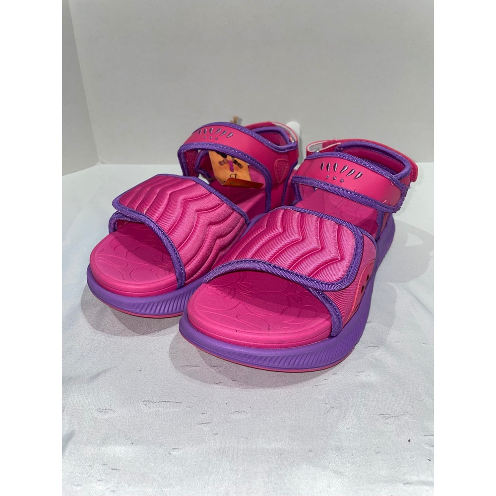 ONCAI Women Sport Sandals Pink Purple Platform Strappy Comfort Shoes Size 9.5‎